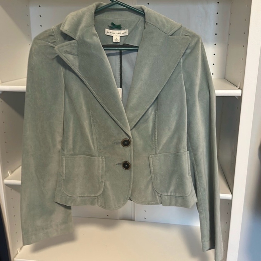 Banana Republic Light Sage Blazer